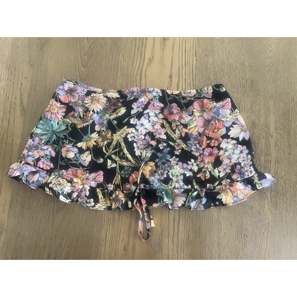 Aakaa Strapless Floral Blouse Size S